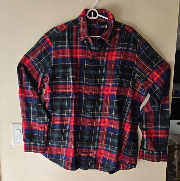Ralph Lauren Other - Ralph Lauren Men's Vibrant Plaid Button-Down Shirt Size XL